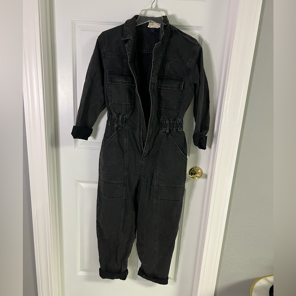 Universal Thread Charcoal Denim Jumpsuit